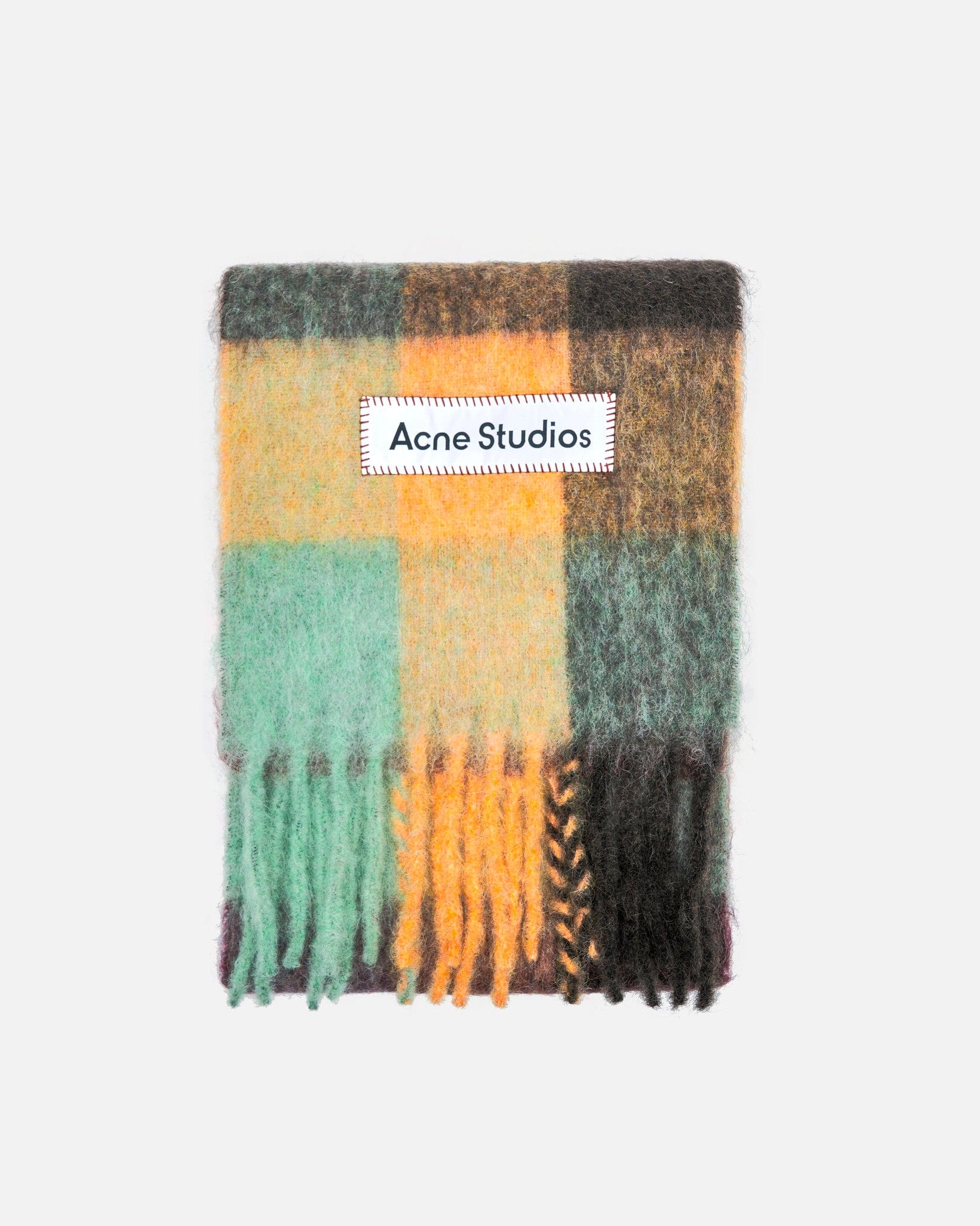 Acne Studios Scarves OS Blended Check Scarf in Multi