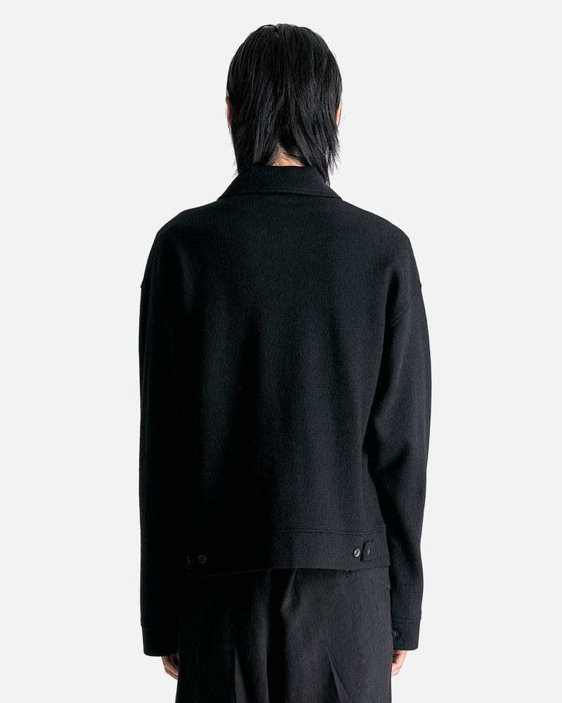 Yohji Yamamoto Pour Homme Men's Shirts 3 Blouson in Black