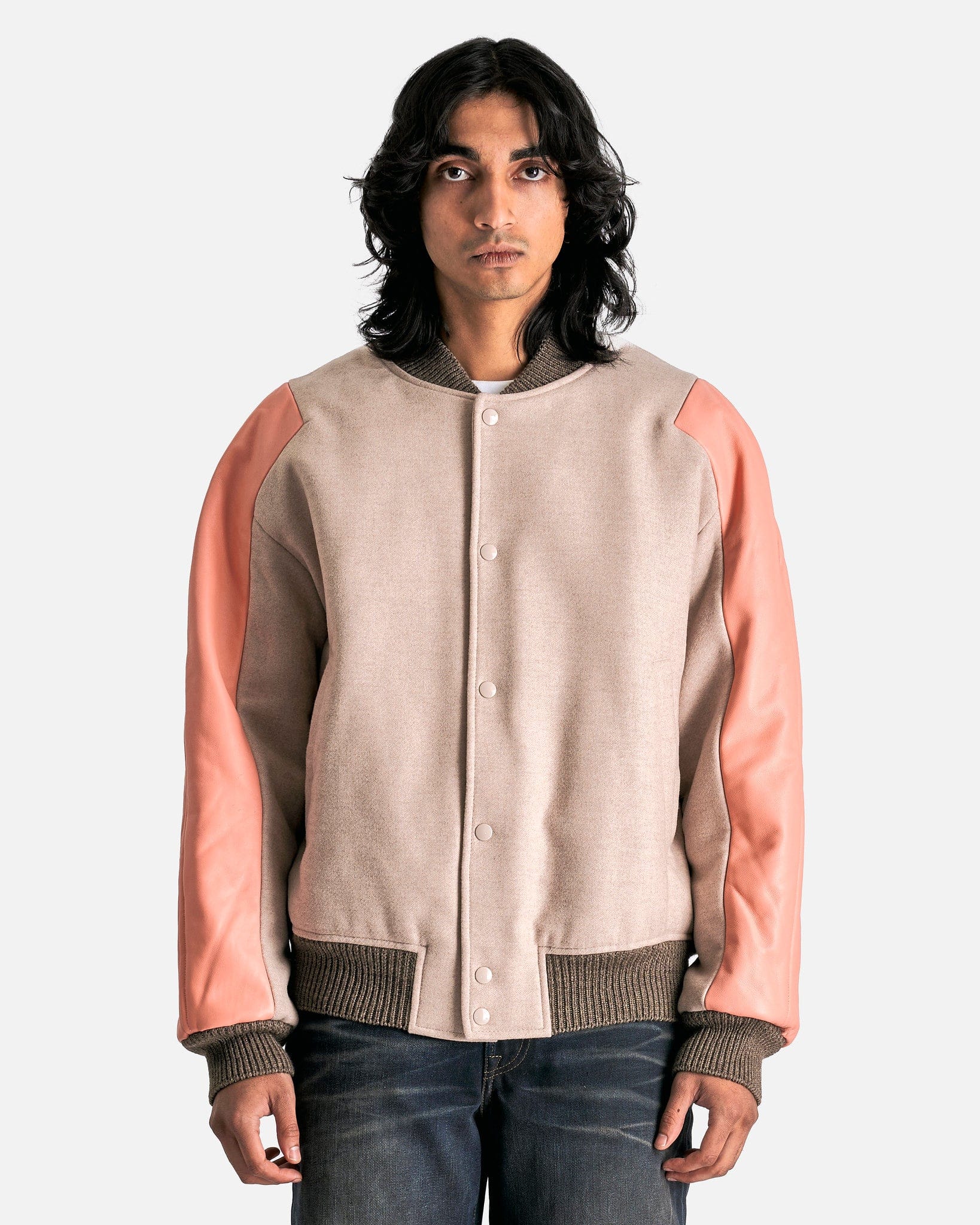 Pastel pink bomber jacket hotsell