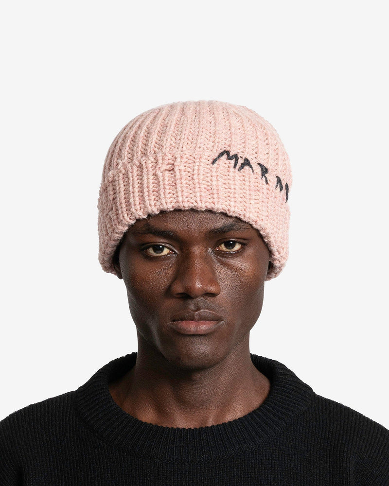 Marni Men's Hats Broken Fisherman Beanie in Quartz