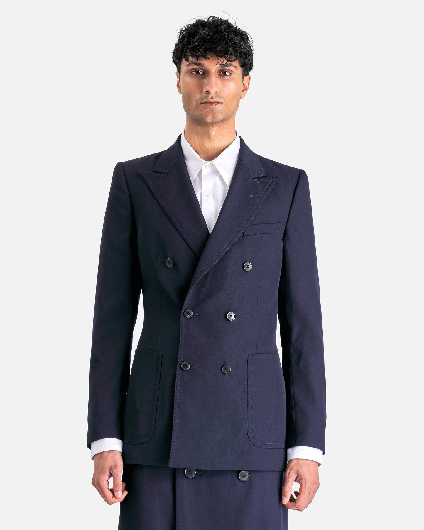 Dries Van Noten Men's Jackets 48 Bruce Jacket in Navy