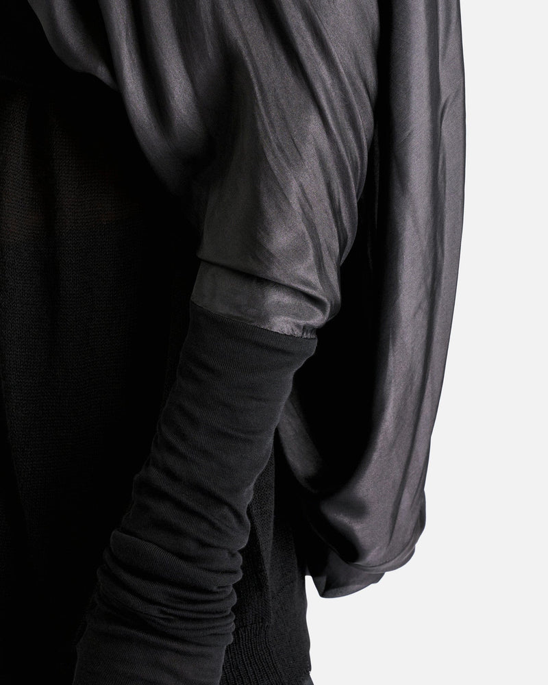 Rick Owens Men's Jackets Bubble Batwing Flight Jacket in Black