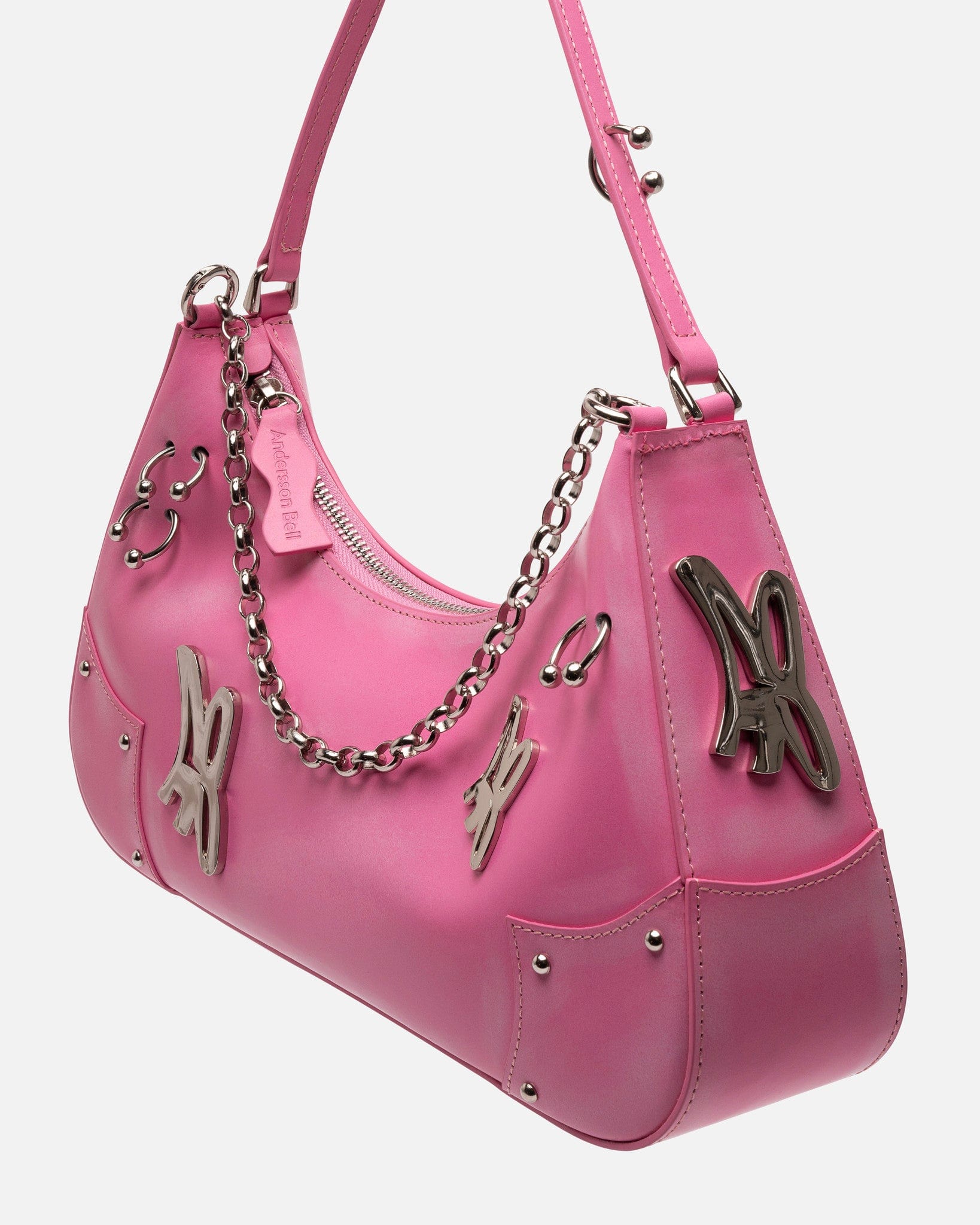 Andersson Bell Women Bags Butterfly AB Logo Chain Bag in Pink