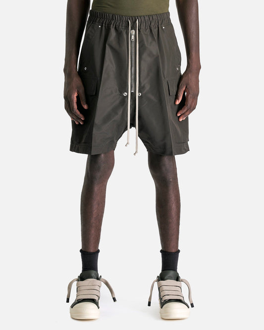 Rick Owens Men's Shorts Cargobela Shorts in Dark Dust