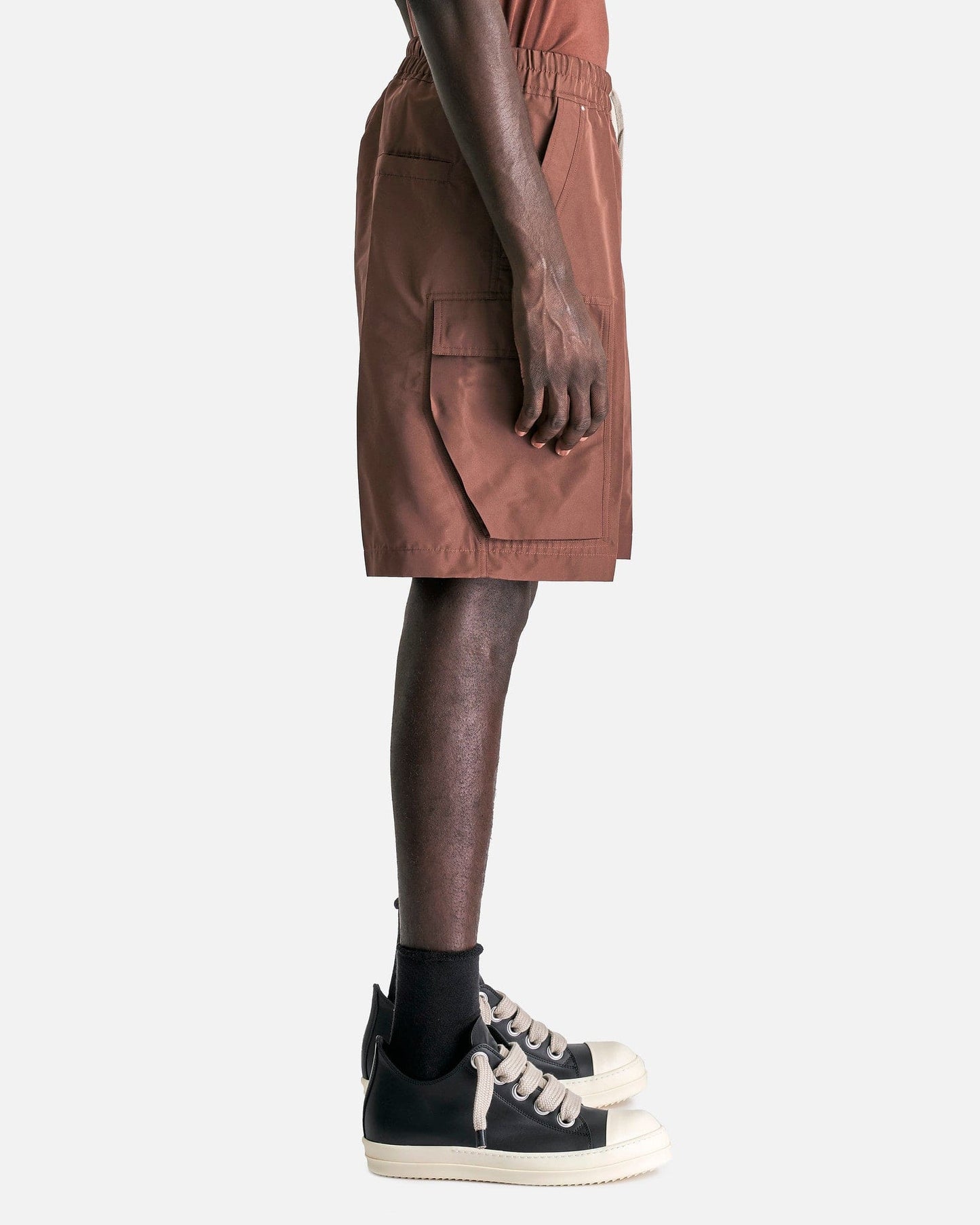 Rick Owens Men's Shorts Cargobela Shorts in Throat