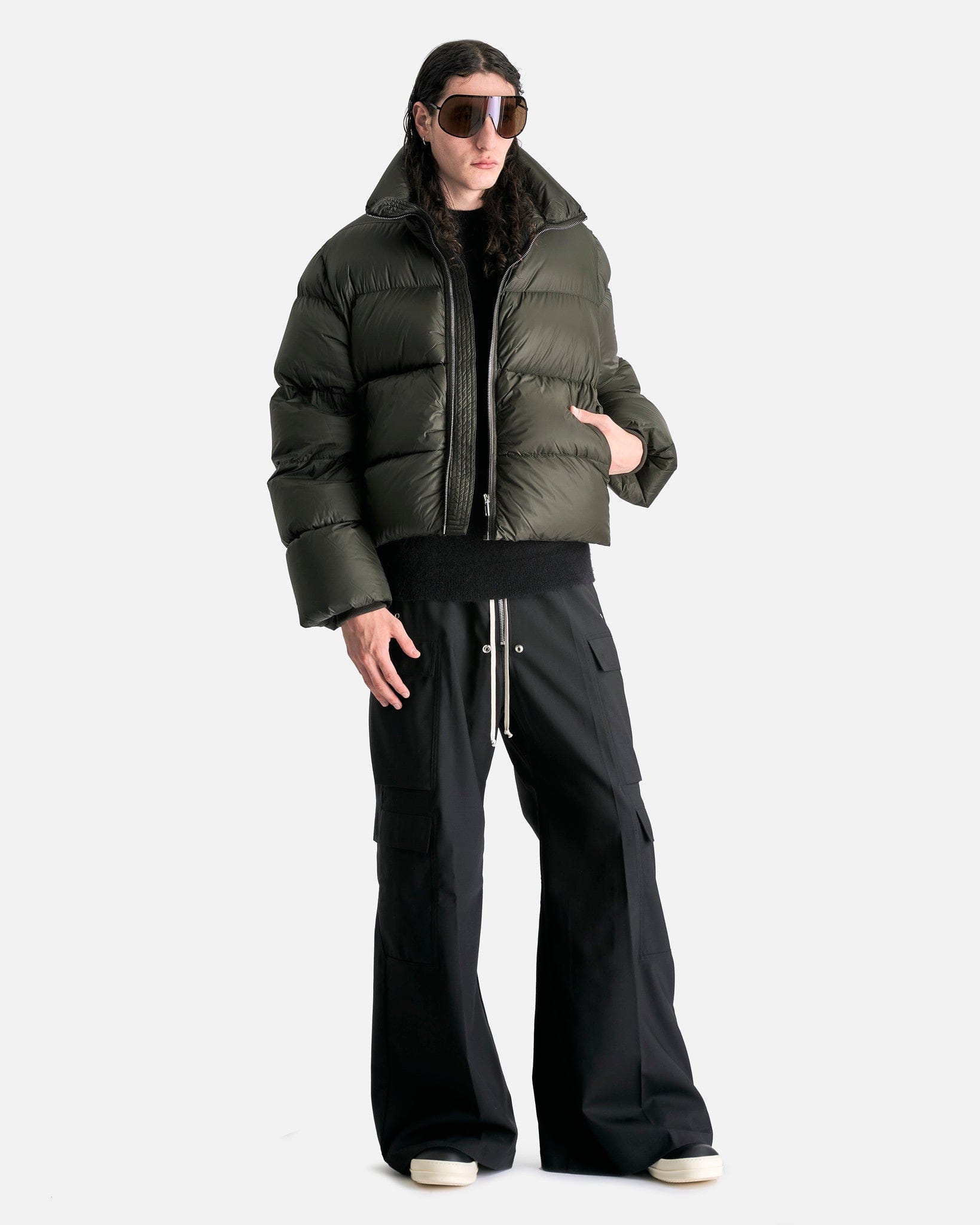 Rick Owens Men's Pants Cargobelas in Black