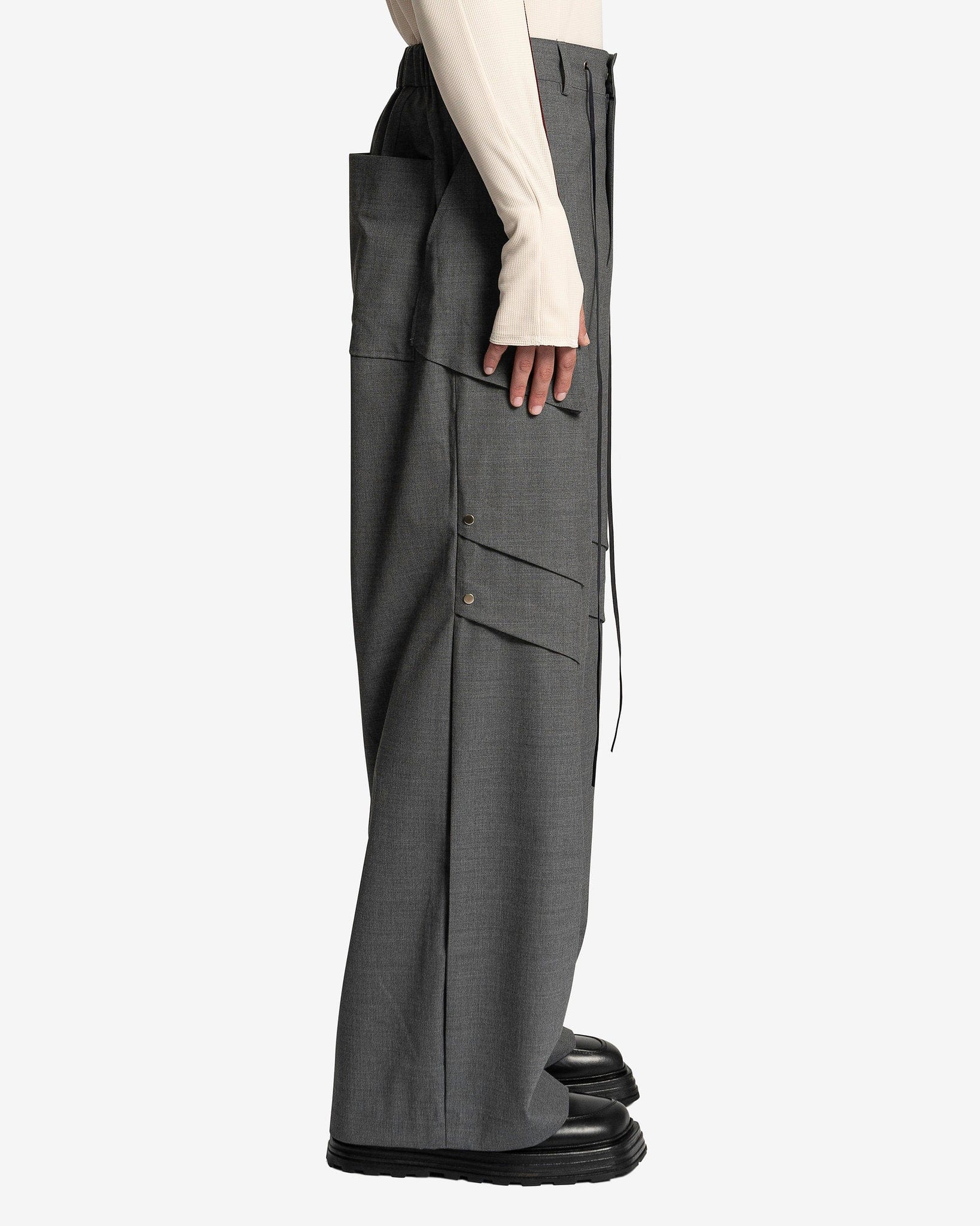 Chevalier Knee Trousers in Thunderstorm Grey – SVRN