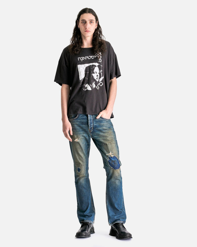 Enfants Riches Deprimes Men's T-Shirts Christiane F T-Shirt in Faded Black