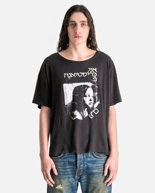 Enfants Riches Deprimes Men's T-Shirts Christiane F T-Shirt in Faded Black