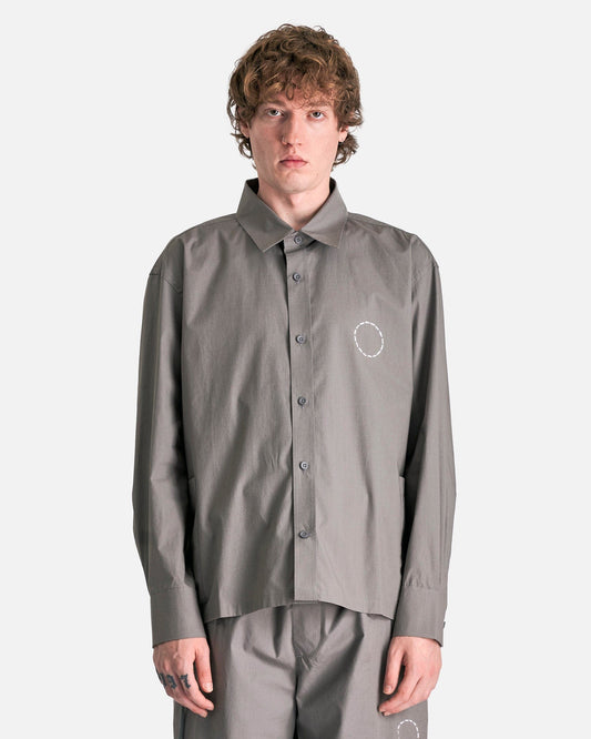 Craig Green Men's Shirts Circle Shirt in Grey