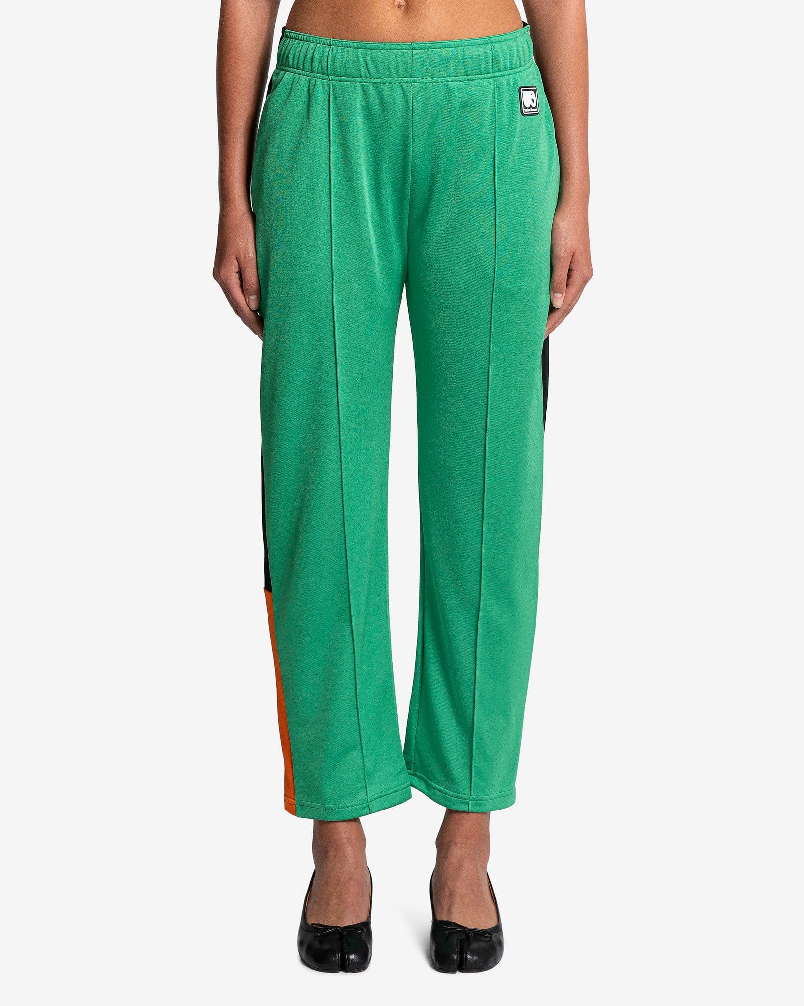 Commune Trackpant in Green-Black/Orange