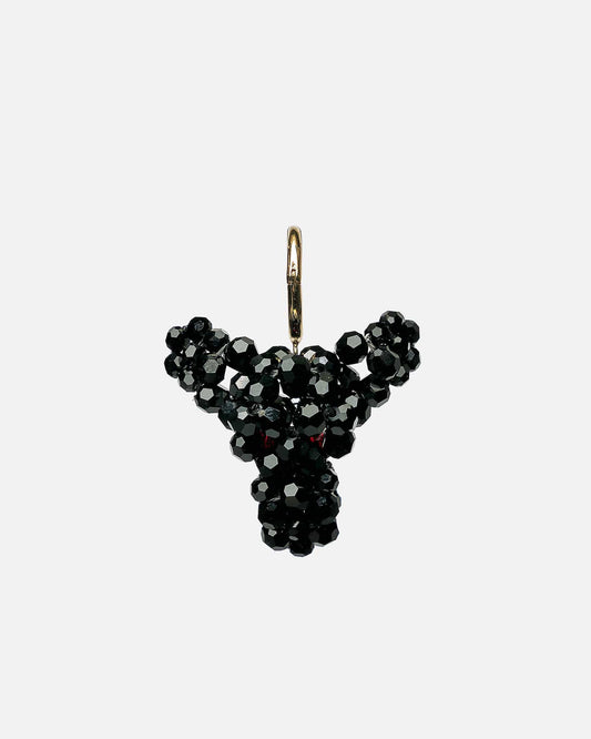 Simone Rocha Jewelry OS Creature Trophy Head Earring in Black