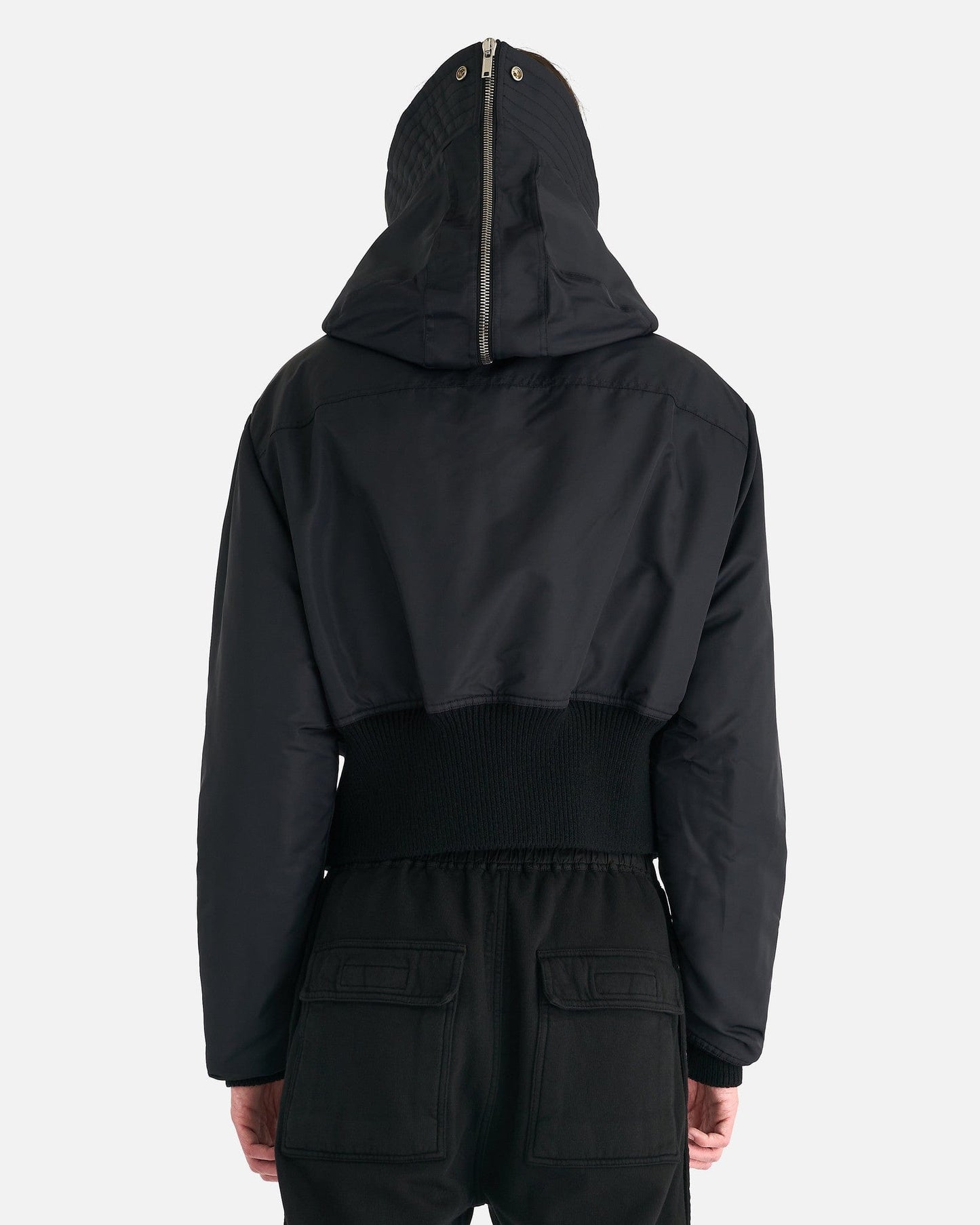 Rick Owens Men's Jackets Cropped Alice Bomber in Black