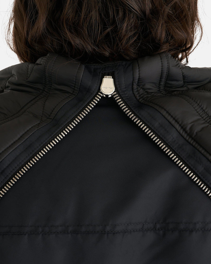 Rick Owens Men's Jackets Cropped Alice Bomber in Black