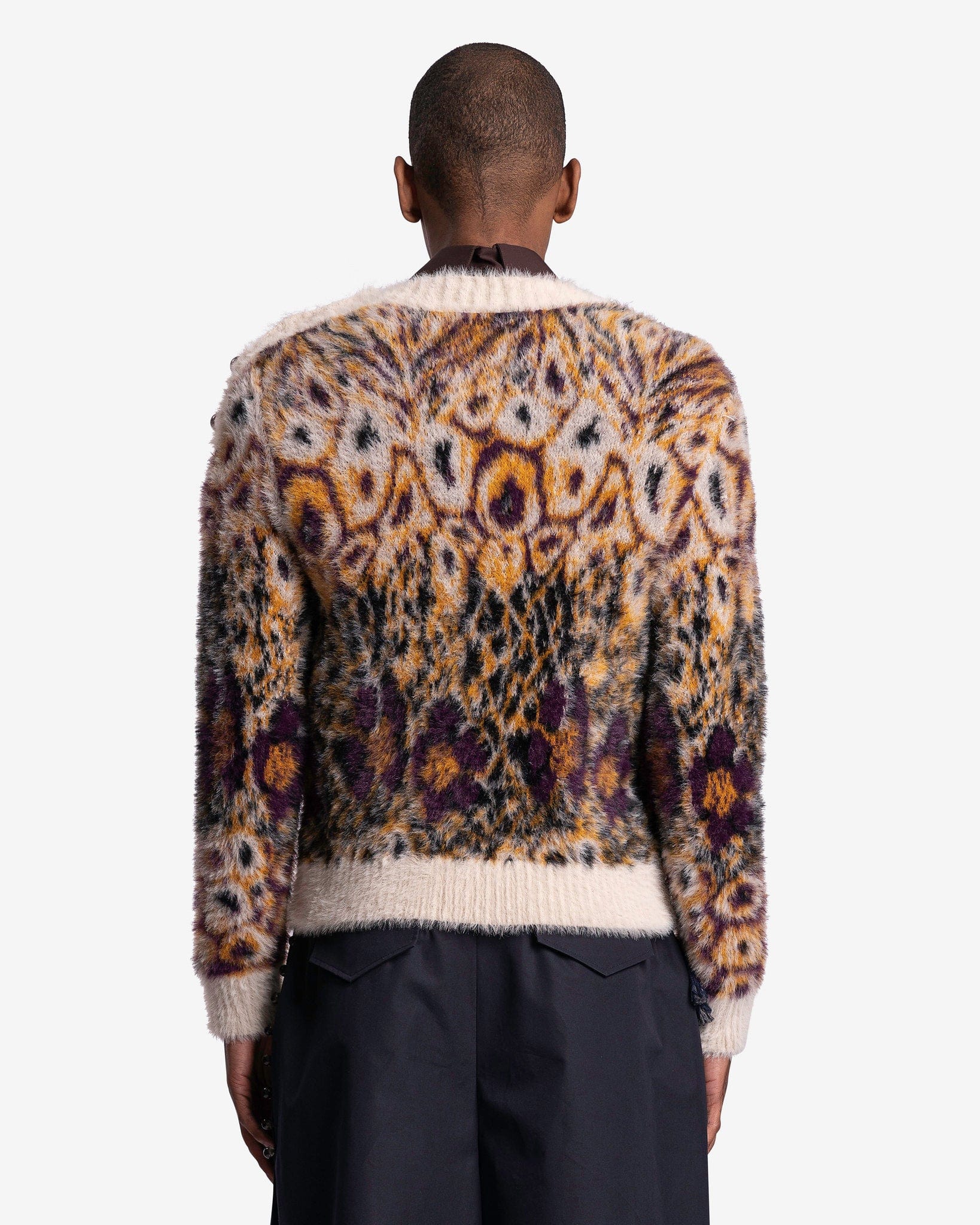 Dallia Crewneck in Yellow Flower Print