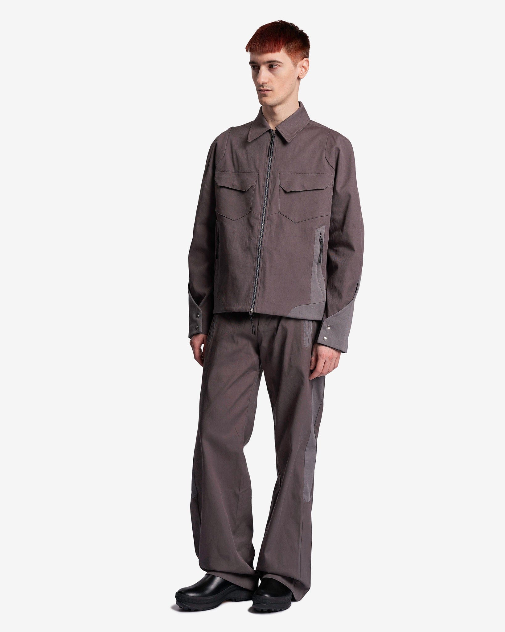 Delwa Jacket in Grey – SVRN