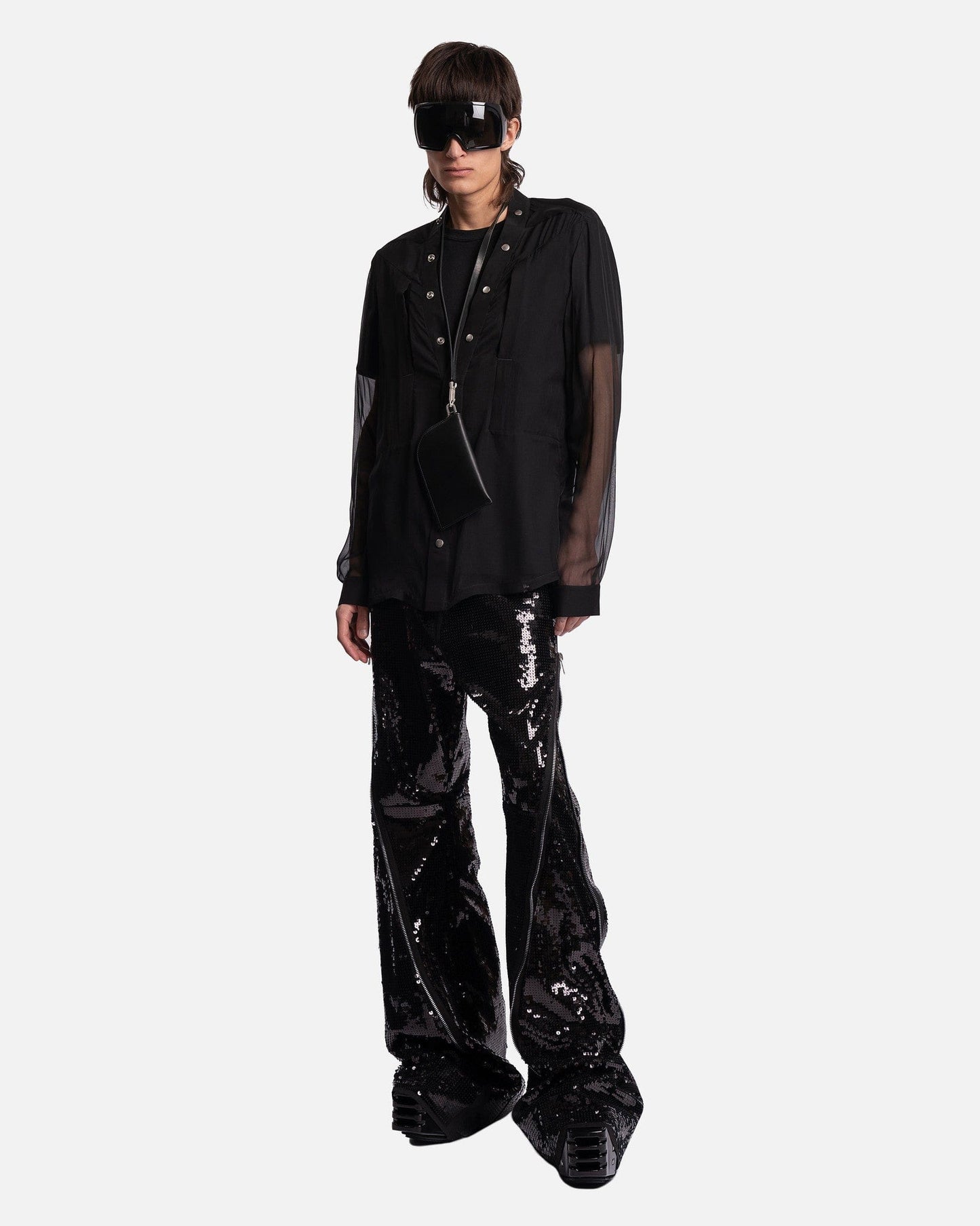 Rick Owens Men's Jeans Denim Bolan Banana in Black