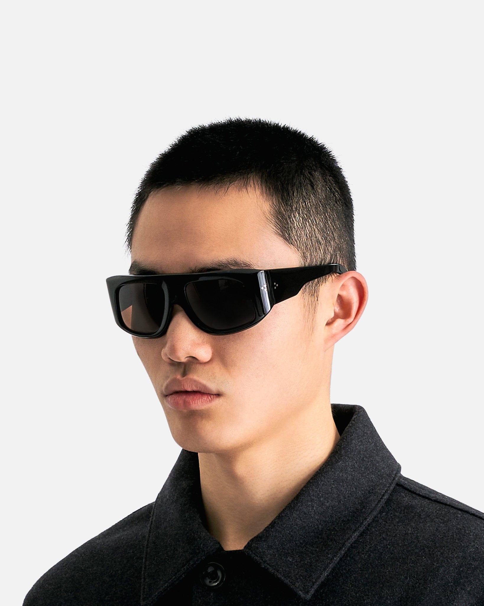 Port Tanger Eyewear OS Dhat in Black/Tobacco