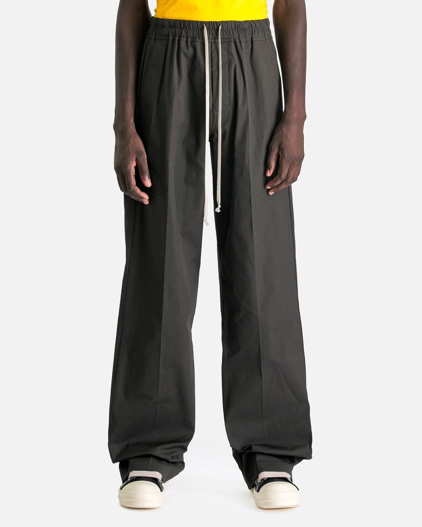 Rick Owens Men's Pants Dietrich Drawstring Pants in Dark Dust