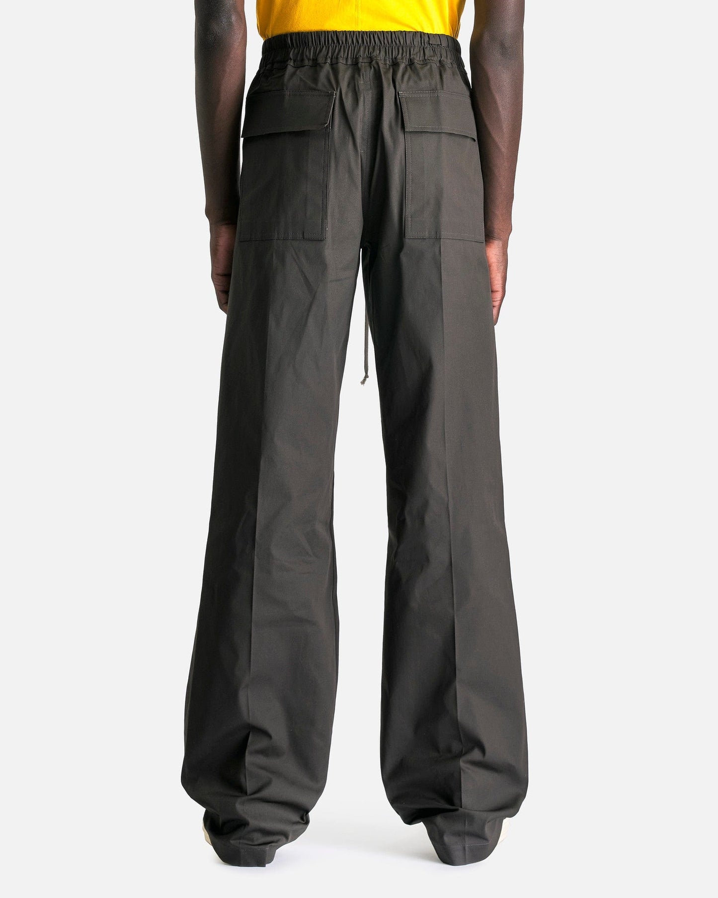 Rick Owens Men's Pants Dietrich Drawstring Pants in Dark Dust