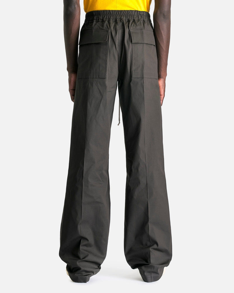 Rick Owens Men's Pants Dietrich Drawstring Pants in Dark Dust