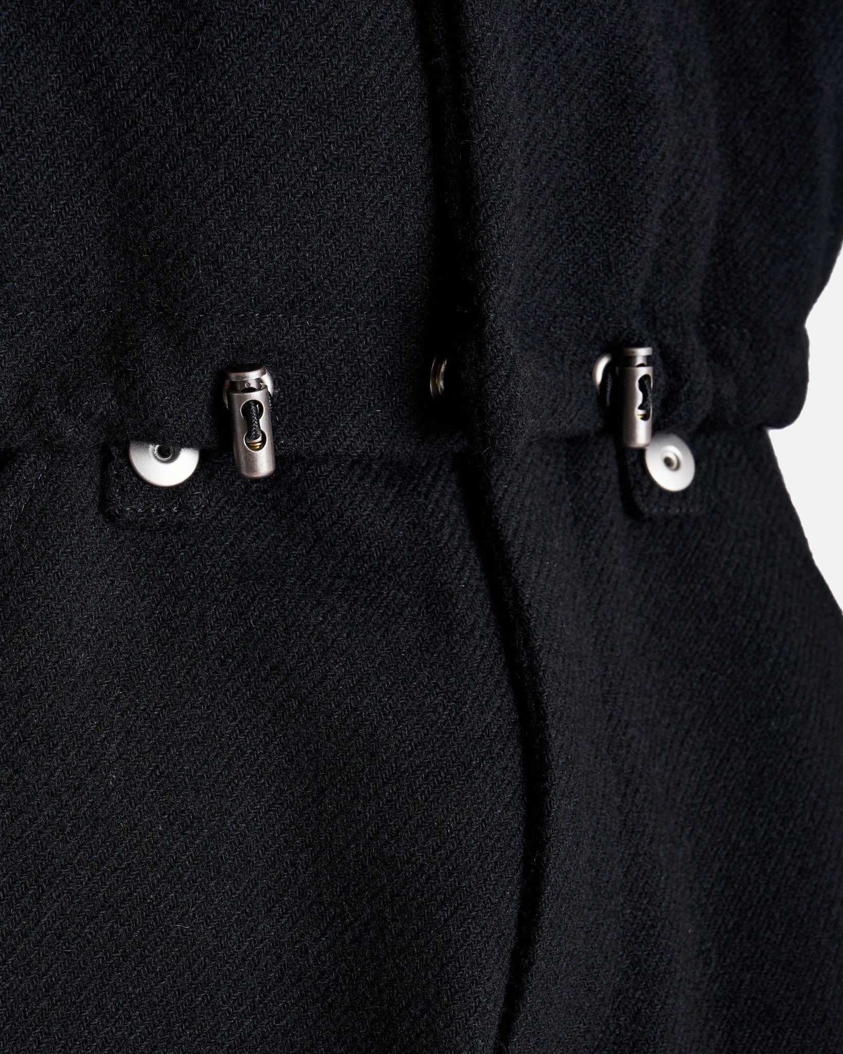 Distorted Short Blouson in Black Dry Wool – SVRN