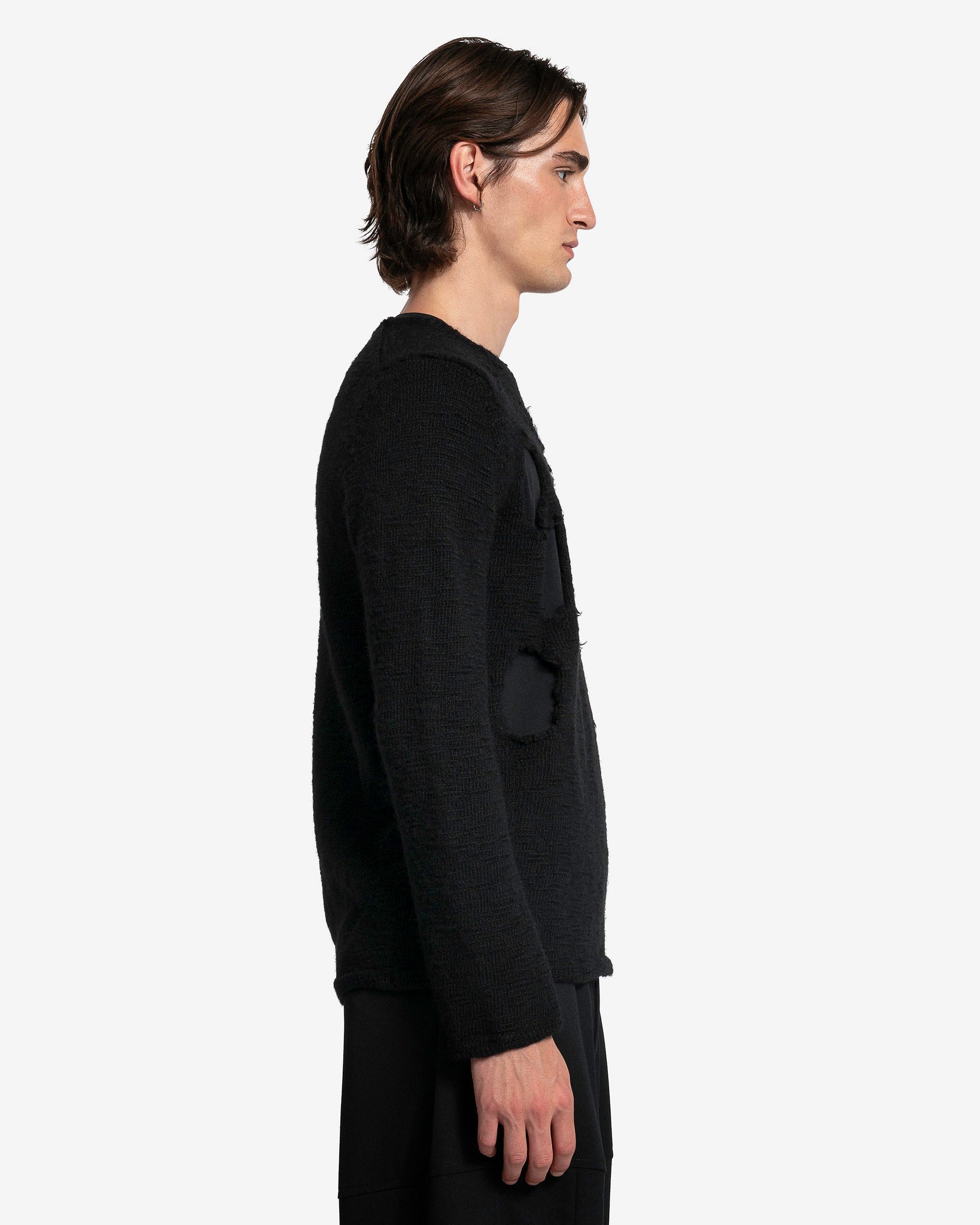 Comme des Garçons Black Overlay Sweater