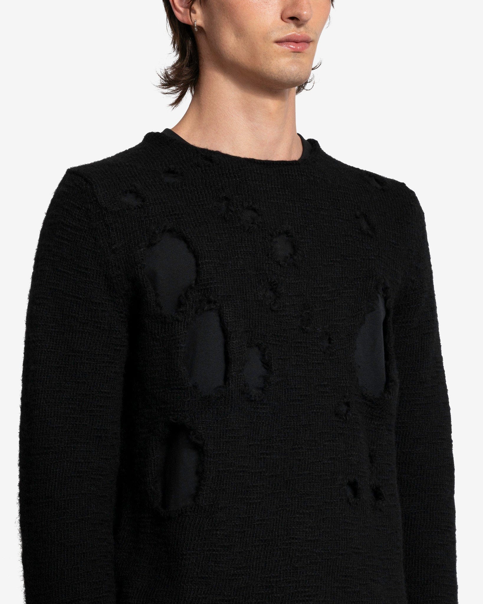 Comme des garcons hole sweater best sale