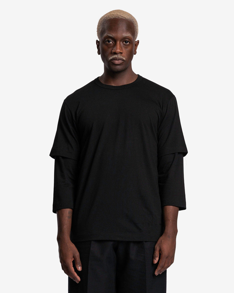 Double Sleeve Shirt in Black – SVRN