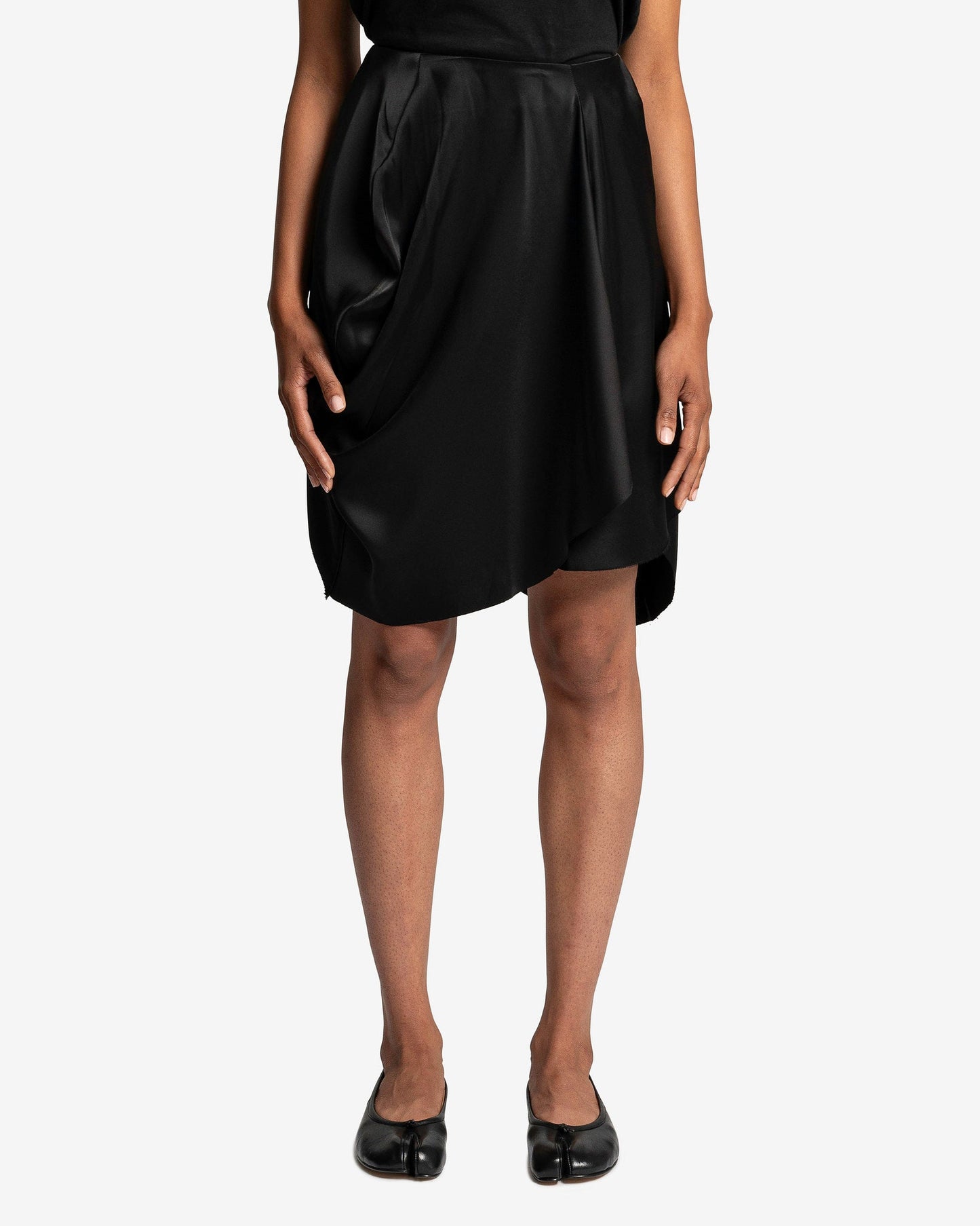 Edward Cuming Women Skirts Draped Skirt in Black