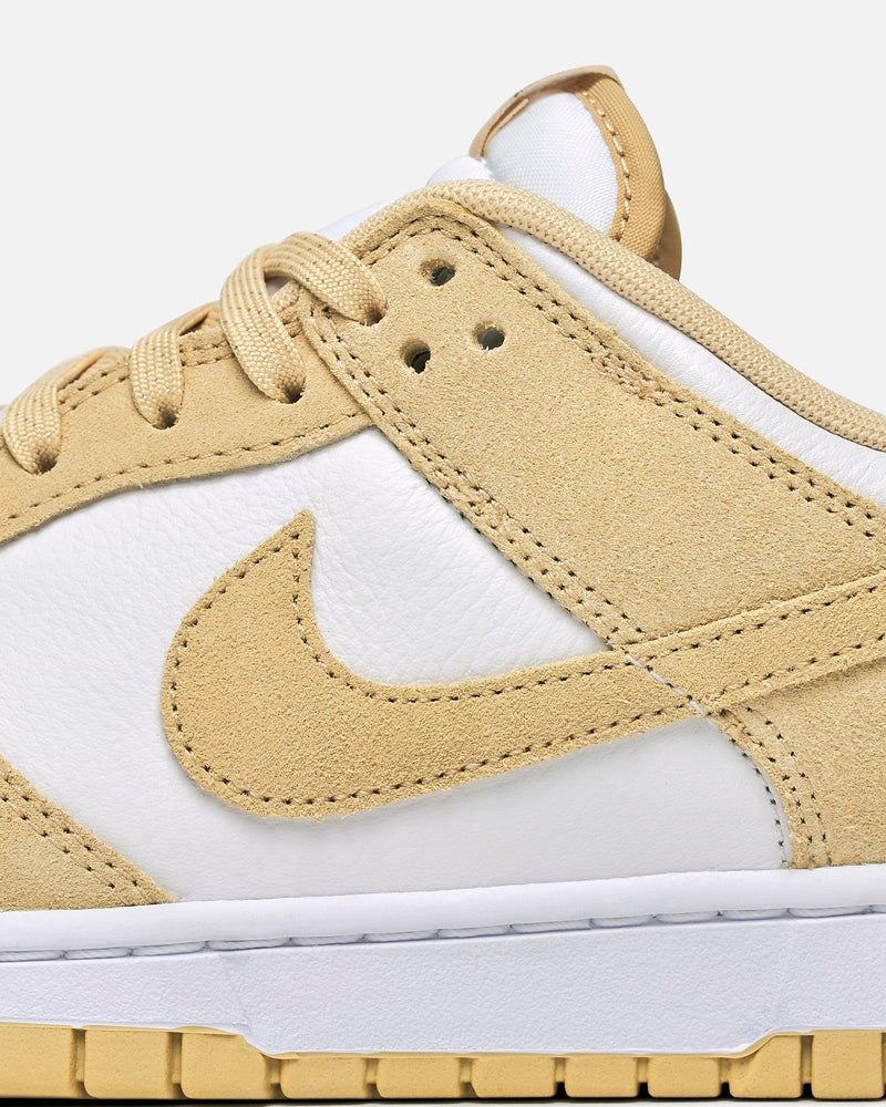 Nike Men's Sneakers Dunk Low in White/Team Gold