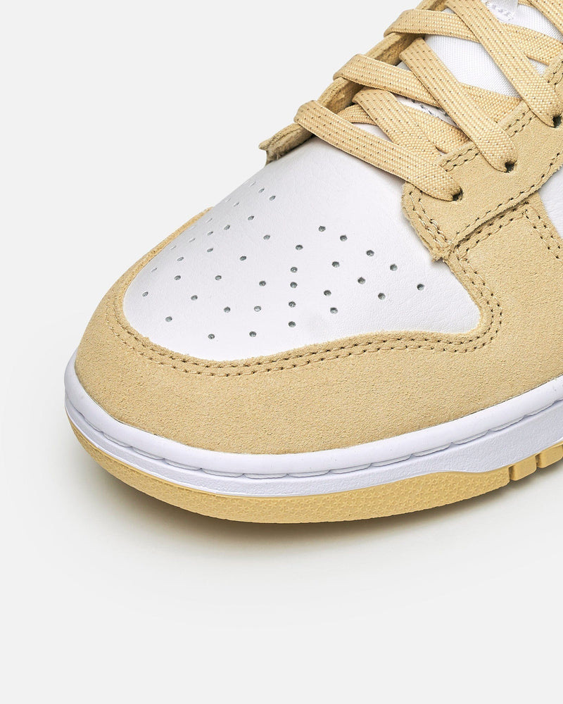 Nike Men's Sneakers Dunk Low in White/Team Gold