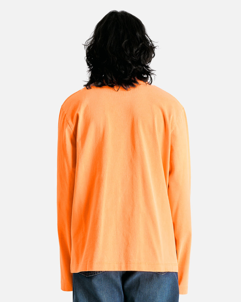 Acne Studios Men's T-Shirts Edden Logowings T-Shirt in Neon Orange