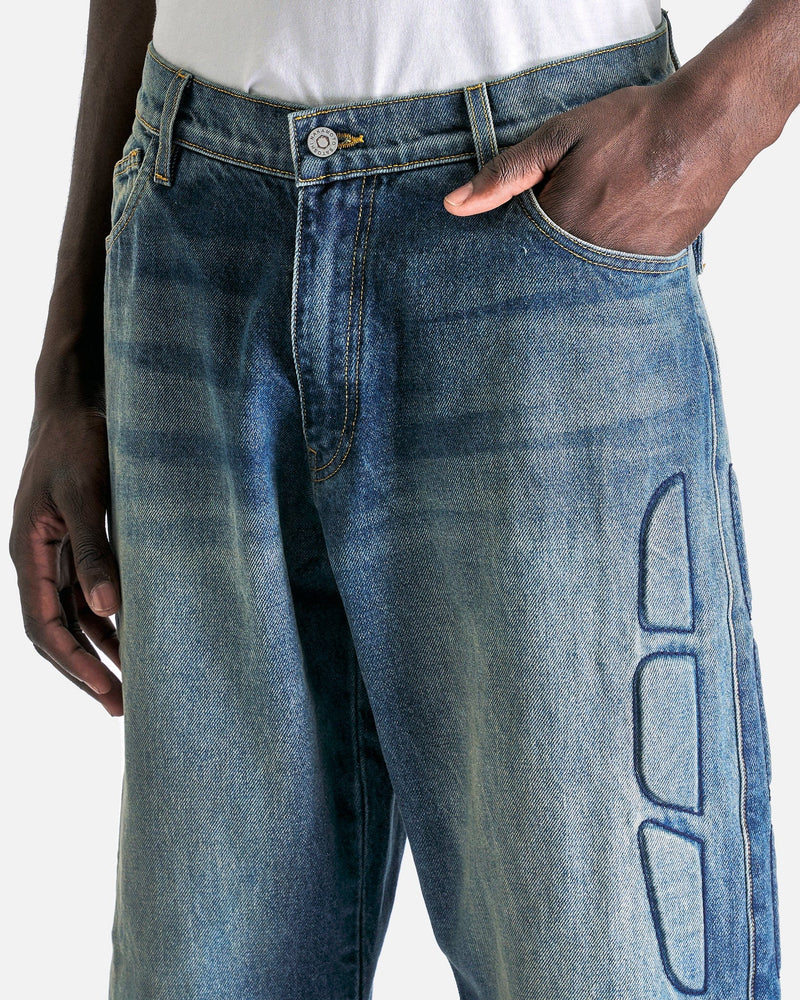 Satoshi Nakamoto Men's Jeans Enduro Denim in Blue