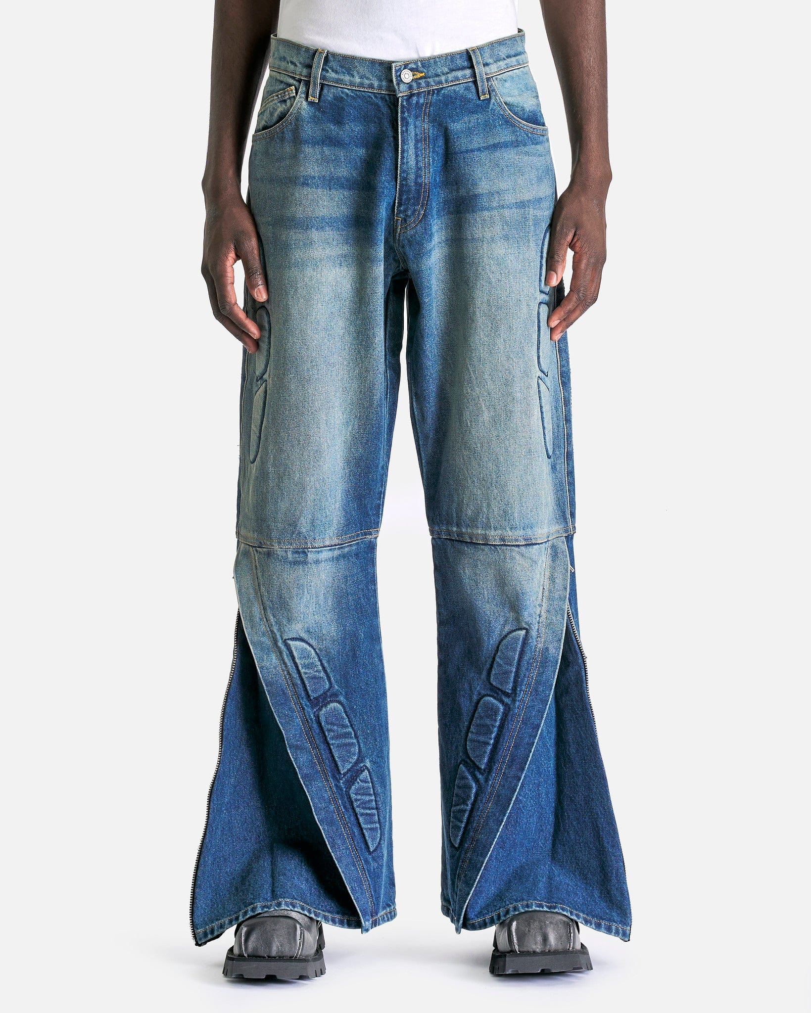 Satoshi Nakamoto Men's Jeans Enduro Denim in Blue