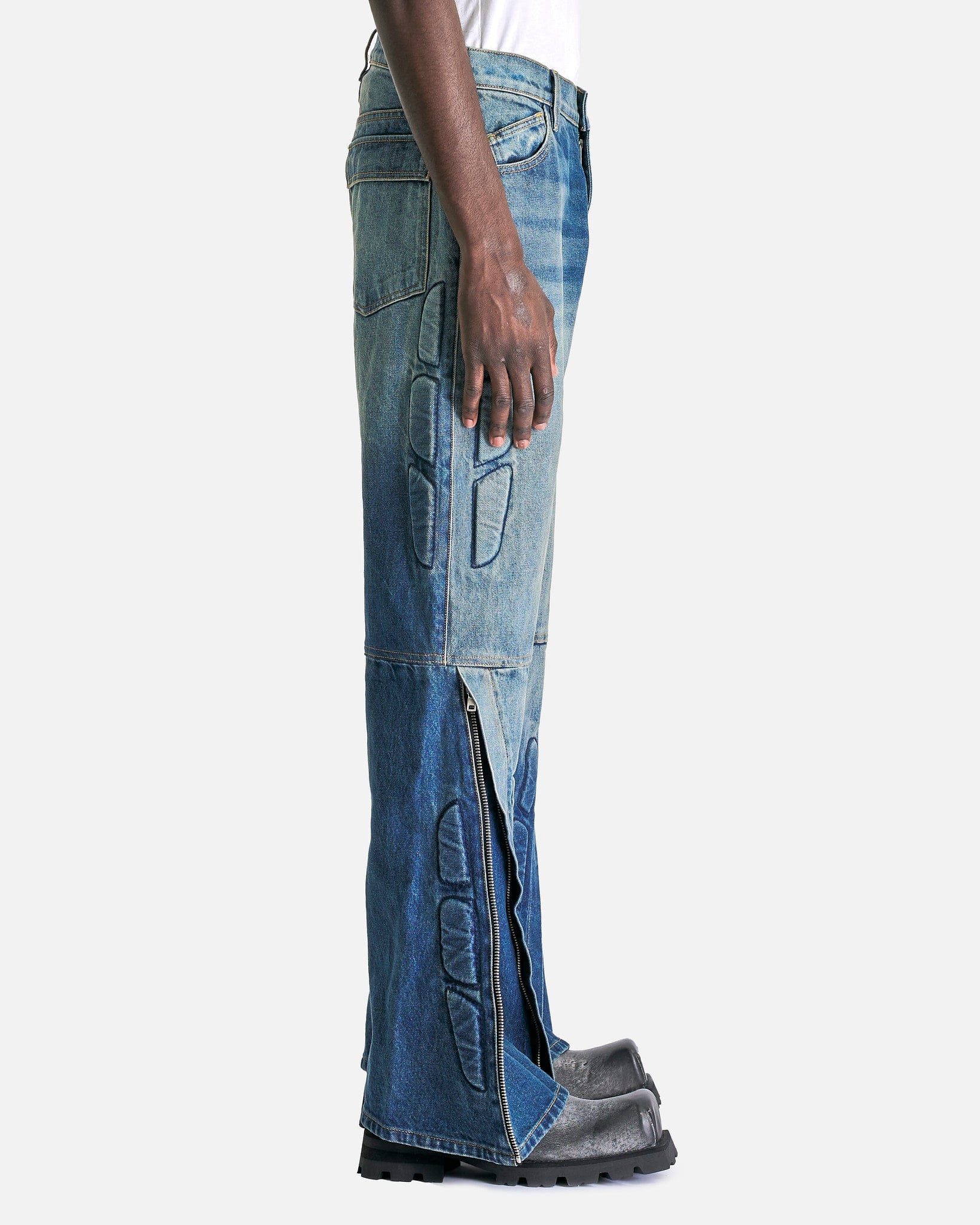 Satoshi Nakamoto Men's Jeans Enduro Denim in Blue