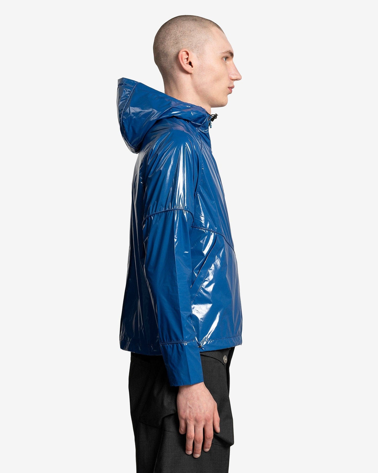 Omar Afridi Men's Jackets Erupt Parka in Cobalt