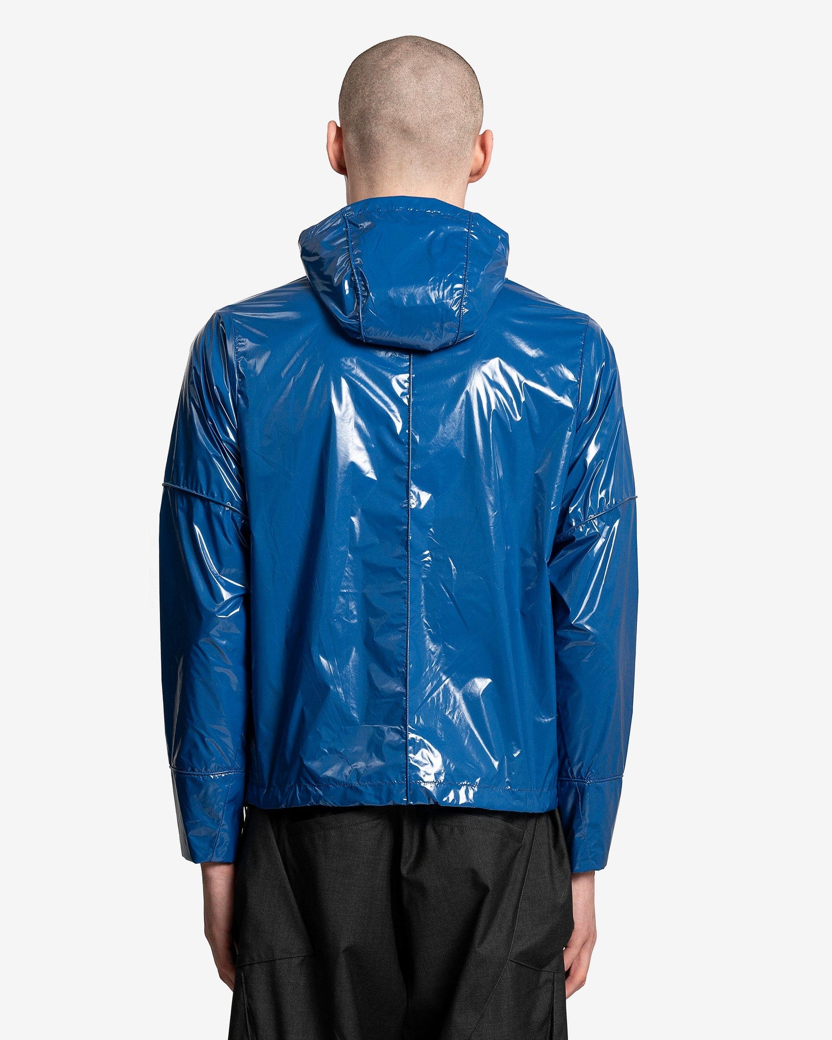 Omar Afridi Men's Jackets Erupt Parka in Cobalt