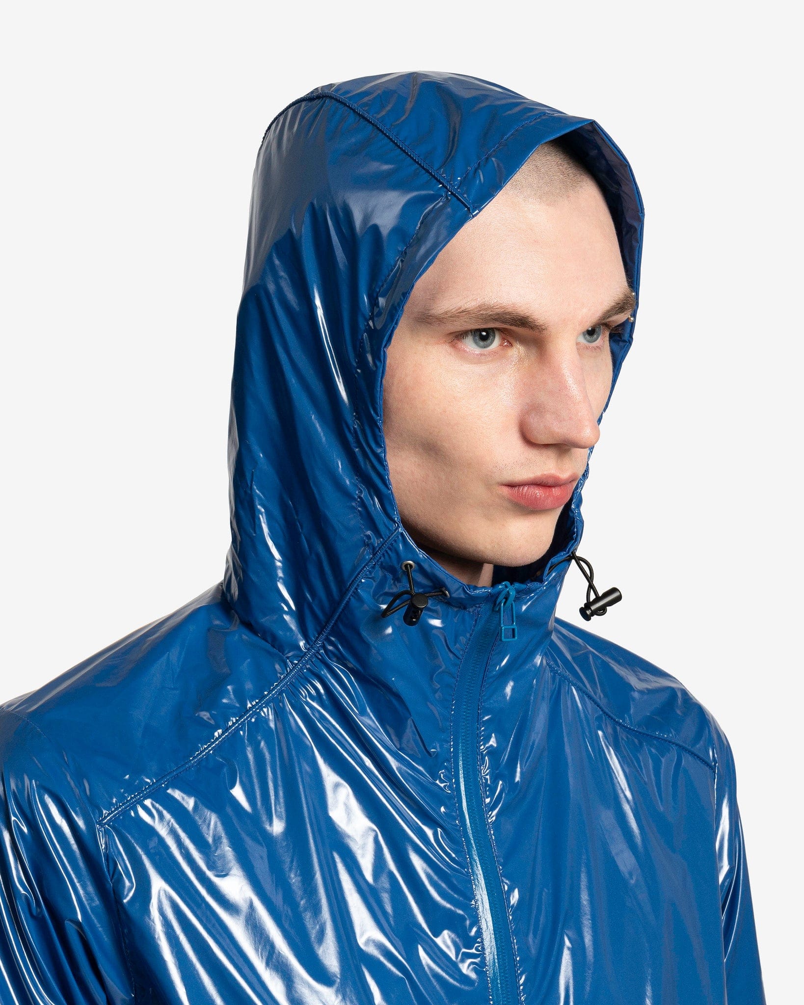 Omar Afridi Men's Jackets Erupt Parka in Cobalt