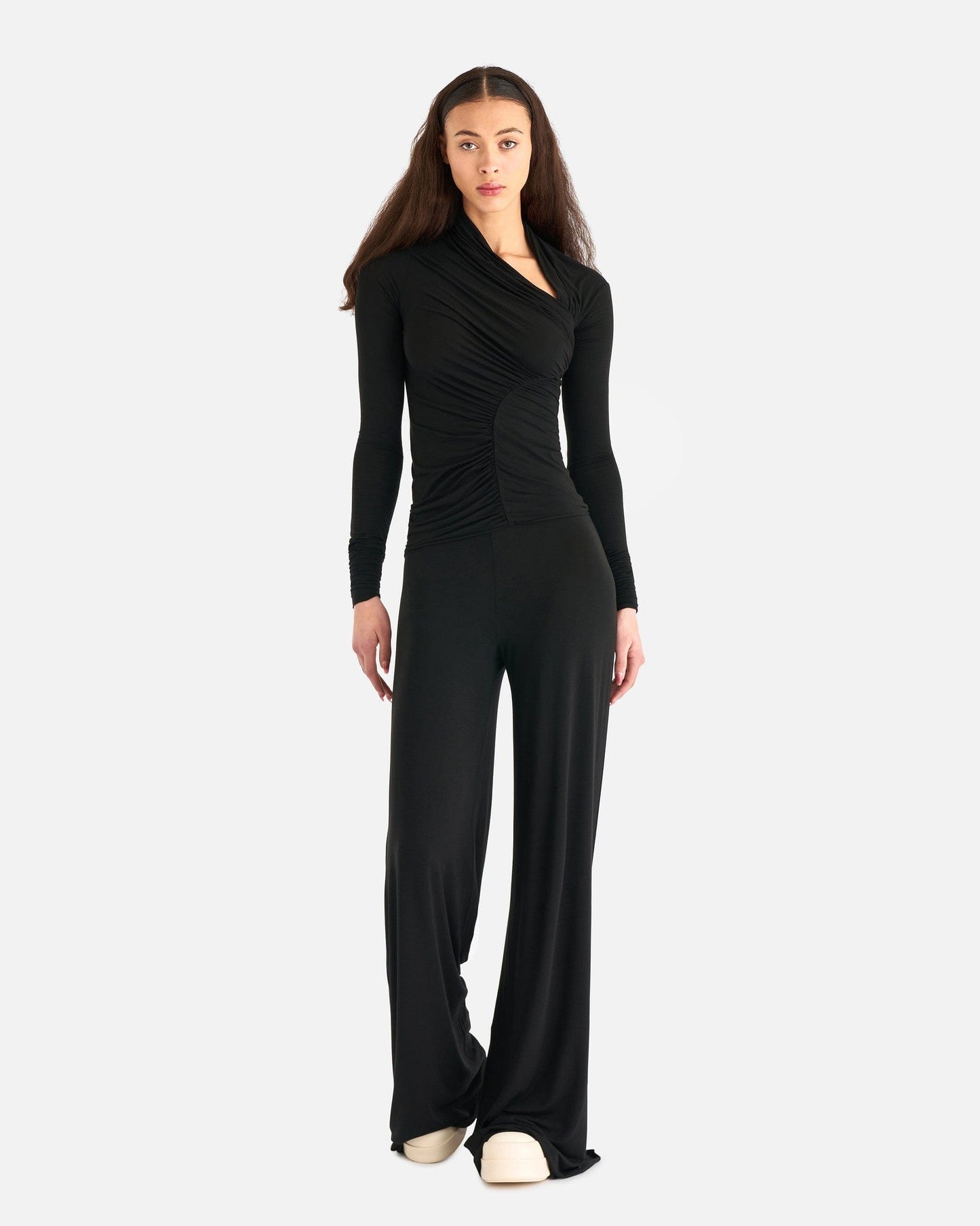 Rick Owens Lilies Women Pants Farrah Pants in Black