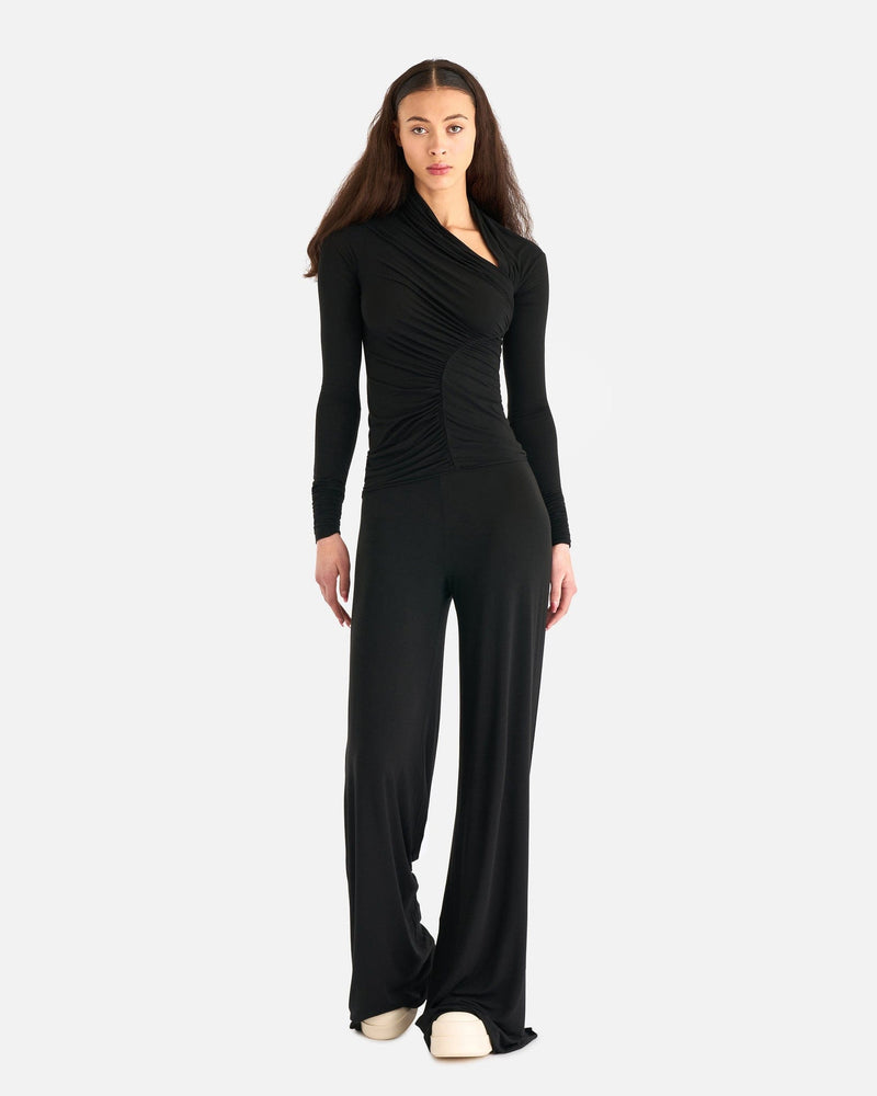 Rick Owens Lilies Women Pants Farrah Pants in Black