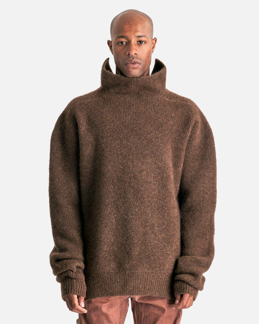 Rick Owens Men's Tops Fisherman Tabard in Brown