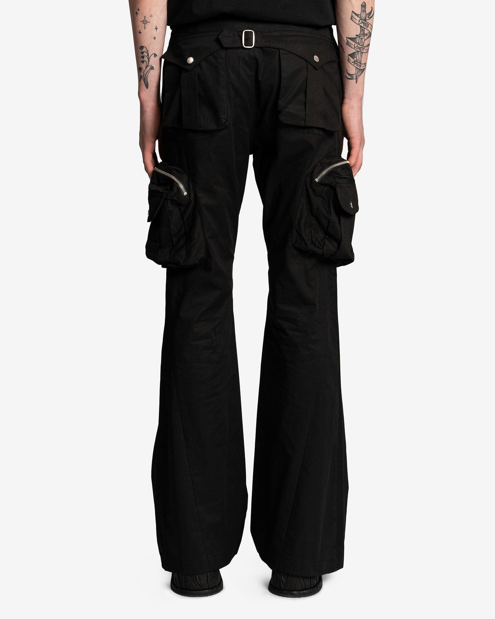 3-Way Zip Trouser in Black/Black – SVRN