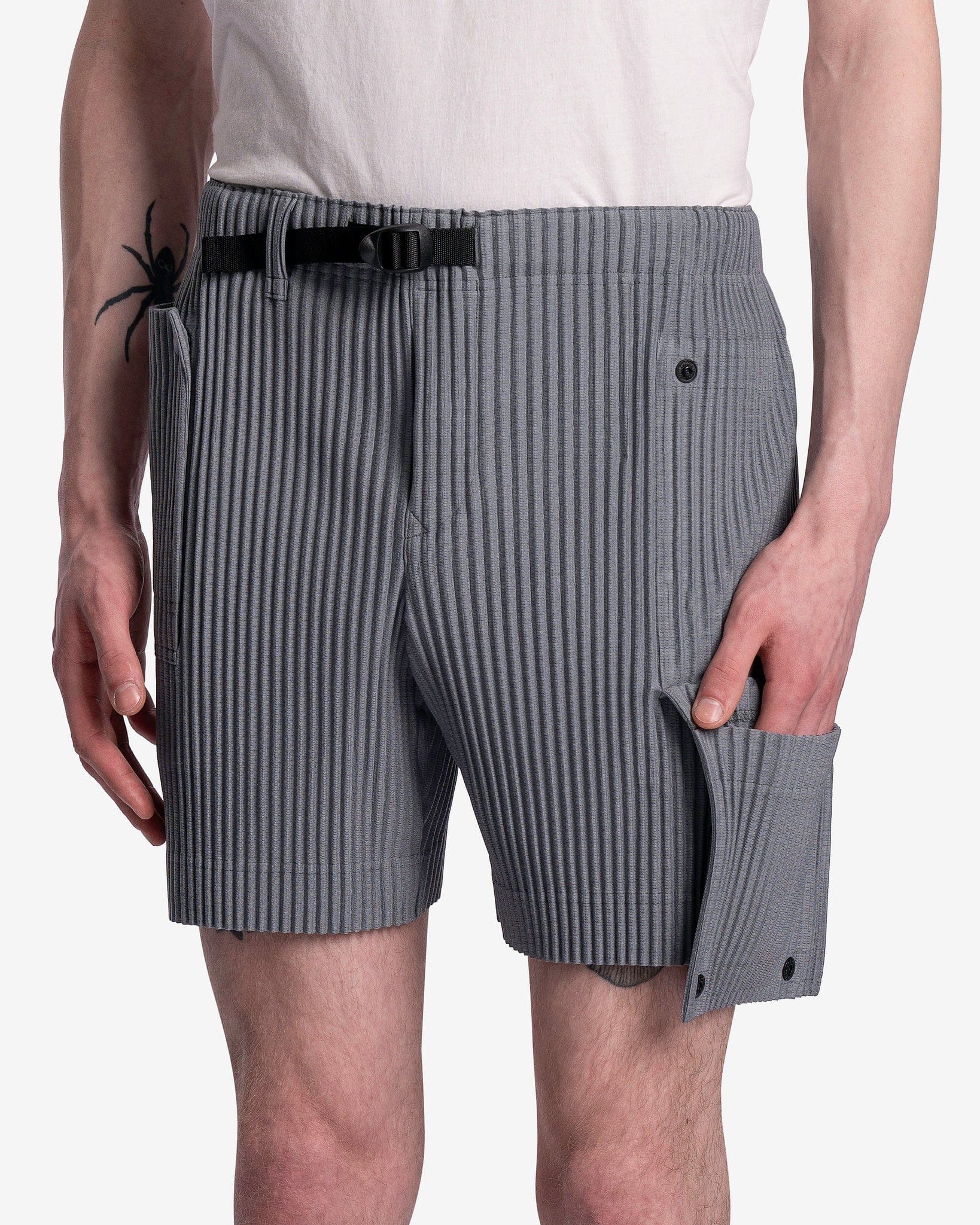 Flip Shorts in Moss Grey – SVRN