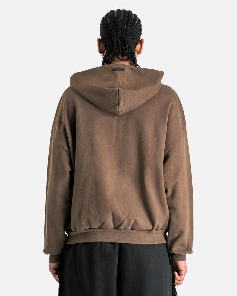 Fear of God Men's Sweatshirts Full Zip Hoodie in Olive