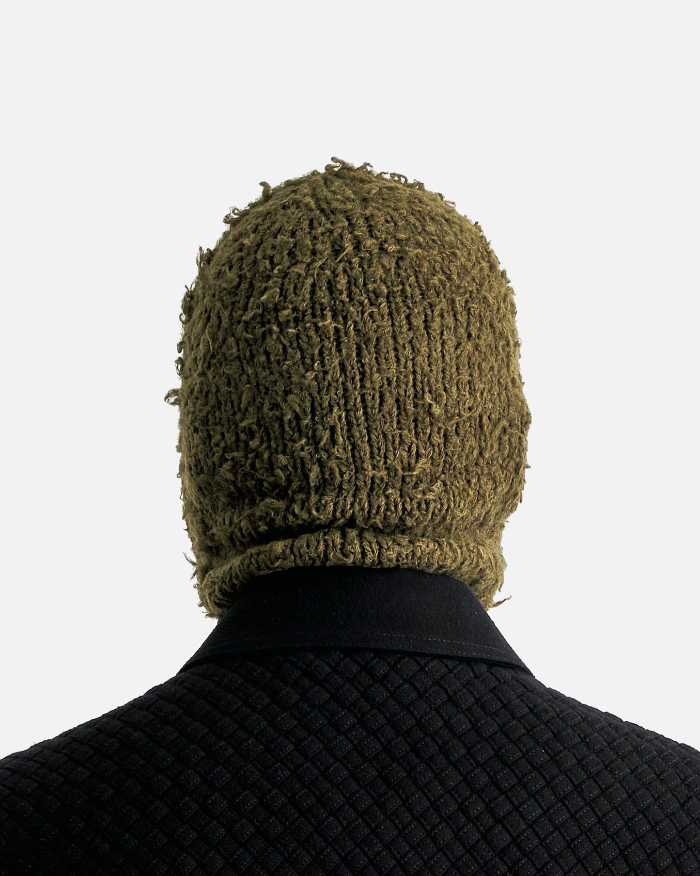 NAMACHEKO Men's Hats OS Furry Balaclava in Green