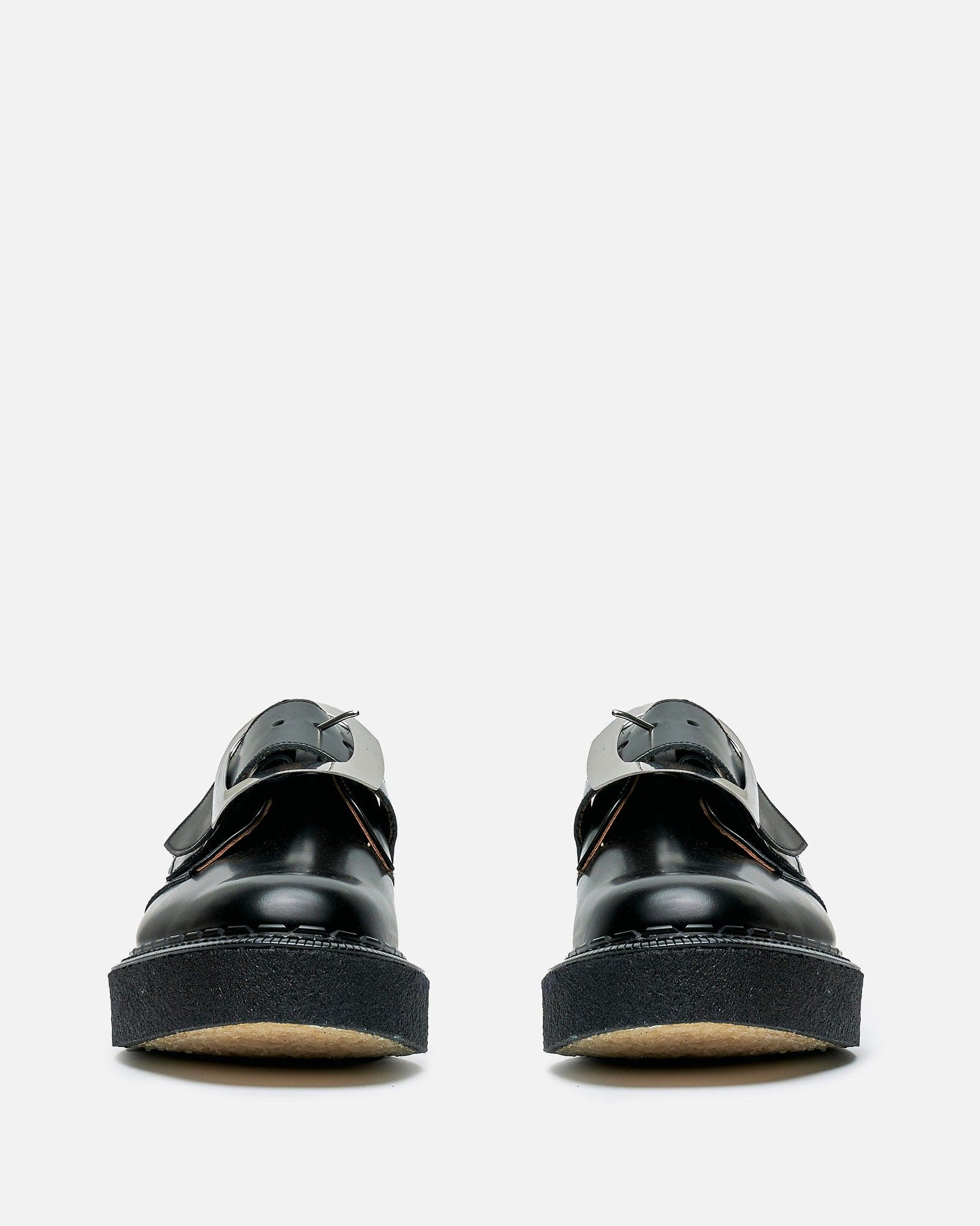 George Cox Edition Buckle Monk Shoes in Black – SVRN