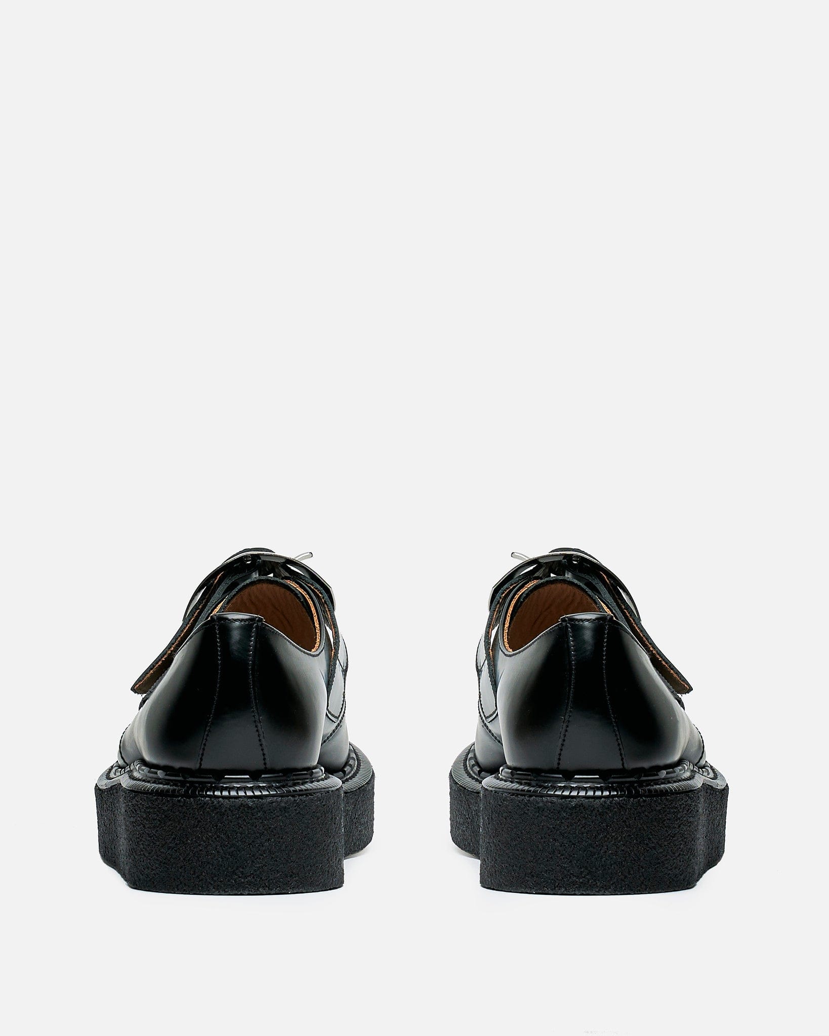 George Cox Edition Buckle Monk Shoes in Black – SVRN