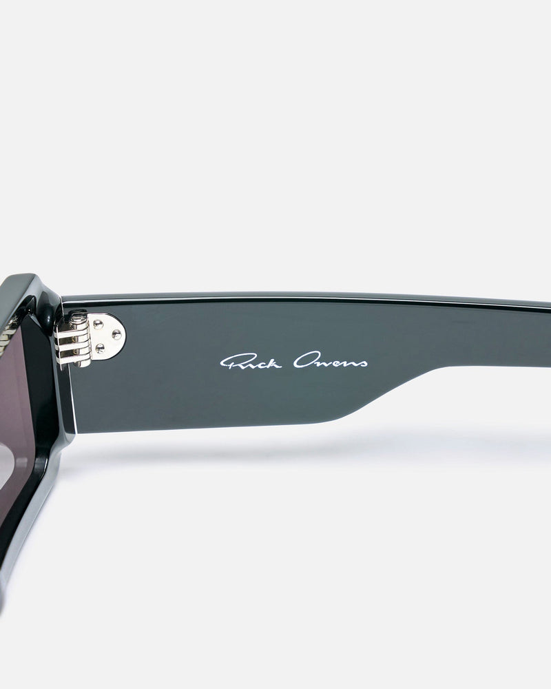 Rick Owens Eyewear OS Gethshades in Black/Black