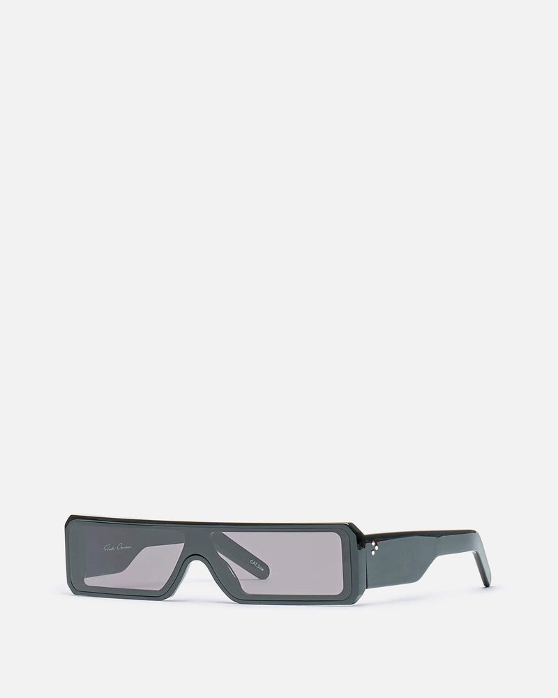 Rick Owens Eyewear OS Gethshades in Black/Black